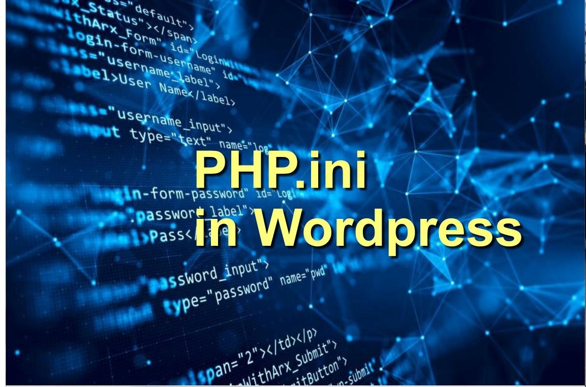 PHP ini and htaccess important role in PHP and wordpress websites