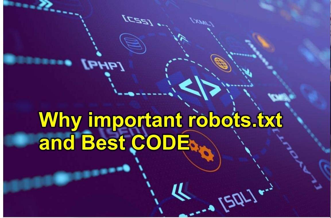 Why important robots.txt file and whats best code for wordpress