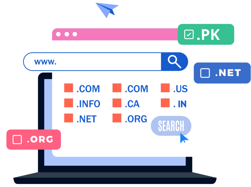 DOMAINS NAME REGISTRATION PAKISTAN