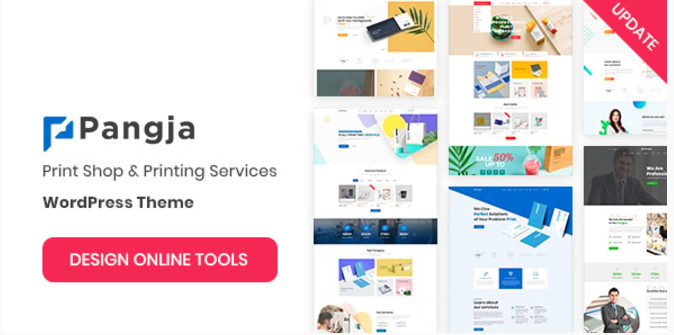 Pangja - Print Shop & Printing Company WordPress theme