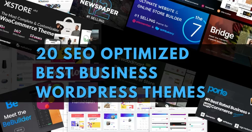 20 SEO Optimized Best Business WordPress Themes Multipurpose