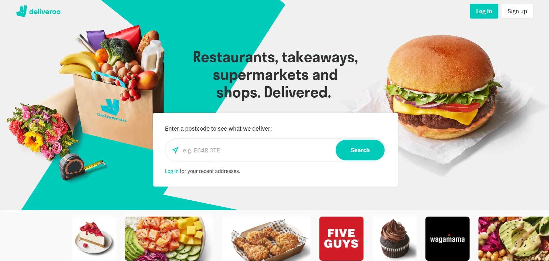 Deliveroo Food Delivery App in United Kingdom