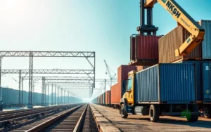 business logistics hub