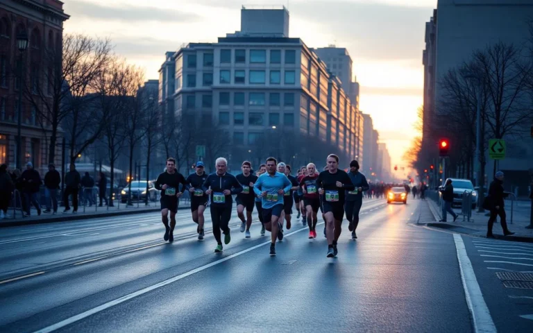 City Marathon Sets a Course Record in Cool Conditions