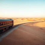 travel desert railway