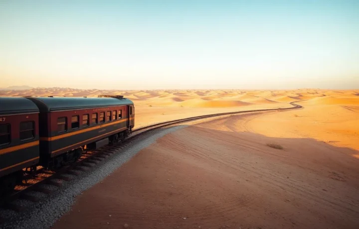 travel desert railway